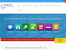 Tablet Screenshot of mindscansoftware.com